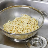 3 Piece Stainless Steel Colander Set with Handles, Nesting Strainer Bowls for Pasta, Rice, Fruit and V1189-LC-AMZ-00072