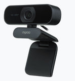 RAPOO C260 Webcam FHD 1080P/HD720P, USB 2.0 Compatible Win7/8/10, Mac OS X 10.6 or above, Chrome OS V177-L-VIRP-C260