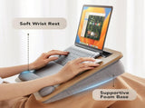 Portable Lap Desk for Students, Remote Workers & Readers Laptop Table with Wrist Rest, Storage V1107-CS-XSDNZ