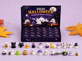 Halloween Blind Box, Halloween Advent Calendar, 24Days Haunted House Countdown Box with 3D Resin V1366-AZ2-W-24801