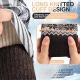 Pack of 3 pairs - Warm gloves for women - Extra thick - Knitted imitation - Suitable for cold V1188-ZXY-117-0027