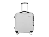 24" Digital Weighing Scale and USB Charging Port Lightweight Luggage Suitcase Silver V915-FB3001-M-SL