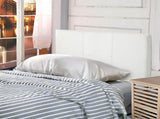 PU Leather Single Bed Headboard Bedhead - White V63-768085