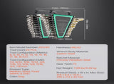 Combination Wrench Set 24 PCS SAE 1/4" - 7/8" Metric 8-19mm Organizer Rack V952-ZXBSTZGDK24PU44S3V0