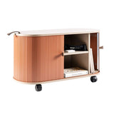 UFOU Fitin Rollin Mobile Roller Shutter Cabinet - Storage with Adjustable Shelves & Wheels V563-68170