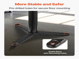 Bench Grinder Stand, Bench Grinder Vise Floor Pedestal with 31.5 x 25.4 cm Mounting Plate, V952-TSMCDZYZXZTGXLTSR001V0