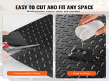 Diamond-Plate Rubber Flooring 3 mm x 4 ft x 8 ft Garage Floor Mat, SBR Rubber Garage Flooring V952-XJCKDDXJ48FTC1SYMV0