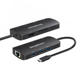 Simplecom CHT580 USB-C SuperSpeed 8-in-1 Multiport Hub Adapter HDMI 2.0 Docking Station V28-CHT580