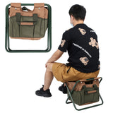 Portable Folding Chair Camping Stool with Storage Bag for Indoor Outdoor Fishing Travel Beach BBQ V1294-YM0901-3111200142711