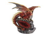 Fighting Dragon Statue Resin Desktop Dragon Figurine Sculpture with Light for Home Ornament V1294-YM0706-3115230085511