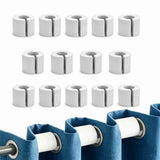 14 Pack Curtain Gap Spacers, 3.35 Inch EVA Foam Curtain Separators for Curtain Rod, Light V1192-AZ-W-18097