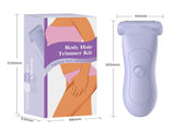 Purple Women's Electric Body & Bikini Trimmer Kit - Painless Ultra-Close V888-ELOSUNG24696