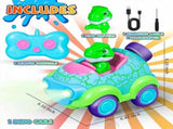 Remote Control Car for Toddlers,Rechargeable Dinosaur Toy with LED Lights & Music,RC Cars for Kids V1369-AZ3-W-21543