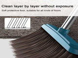 Broom and Dustpan Set Indoor 180 Rotatable Standing Storage, Broom and Dustpan Set Foldable Hand V1366-AZ2-W-12823
