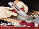 Adjustable Honing Guide Jig for Woodworking Chisels and Planer Blades with Rolling Roller and V1341-ZY-BLADES7-UPGRADEDMODEL