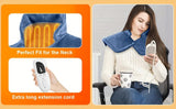 Silver gray This multifunctional electric heating pad 6 temperature levels, 4 timer settings, V1232-SMXJST002