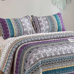 Aesthetic Quilted Bedspread and Pillowcases Set: Unify Your Bedroom's Look - Queen size V745-MAC080217Q13U