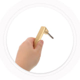 Fireplace Door Handle Stainless Steel Heat Resistant Universal Replacement for Wood Stove V1192-AZ-W-24844