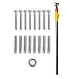 Attic Ladder Telescoping, 158.76kg Capacity, 100cm x 59.94cm,Multi-Purpose Aluminium Extension, V952-SSKKSGLTLHJ3RSMJGV0