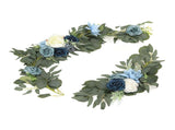 Faux Flower Swag Set Artificial Flower Arch Decor Wedding Welcome Reception Ceremony Signs V1294-YM0703-3115230036811