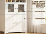 Artiss Buffet Sideboard Cabinet Pantry Kitchen Bathroom Storage Cupboard 160cm FUR-U-SID160-WH-AB