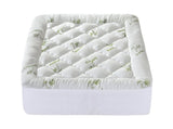 Giselle Bedding 5cm Pillowtop Mattress Topper 1000GSM Thick Soft Bamboo Cooling Pad for Back Pain TOPPER-BAM-5-S