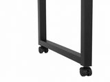 Levede Overbed Table 180cm 84-109cm Mobile with Charging Station Bedroom Brown NI1102-AU