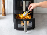 13L Dual Zone 2300W Double Stack Air Fryer with Foldable Top Display V196-AFDZ1250