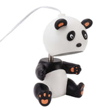 Candle Warmer Lamp Melting Wax Lamp Cute Panda Robot Shape with Timer Metal Frame G10 Bulb Candle V1294-YM0901-3119230105912