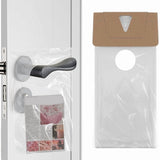 500 Pack Door Hanger Bags 6inch X 12inch, Clear Door Hanger Bags Protects Flyers, Brochures, V1370-AZ4-07507