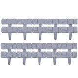 Garden Fence Border Plastic Stone Effect Flowerbed Grass Lawn Plant Decorative Edging Panels 20PCS V1294-YM0717-3111220224913