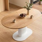 Clara Gather Round Oval Dining Table V264-DNT-415C-NTR-13M