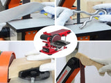 Belt Sander 4" x 36", Disc Combo Sander 6",Electric Adjustable Bench Belt Sander 375W,Grinder Bench V952-SGJXCSDJ000000001V3