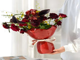 Handcrafted Minimalist Ceramic Vase - Artistic Home Decor Centerpiece V888-ELOSUNG35245