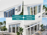 Instahut Window Door Awning 0.4mx3m Transparent AWN-04X3-CLR