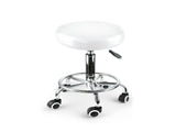 2x Levede Swivel Salon Barstool Hairdressing White T4498-WHX2