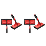 4 Pcs Stain Pad Applicator Paint with Handle Deck Stain Applicator for Extension to Apply Stains V1192-AZ-W-24565