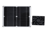 12W Solar Panel Fan Kit USB Solar Powered Fan for Greenhouses Sheds Pet Houses Mobile Phone Charging V1294-YM0715-3114220045311