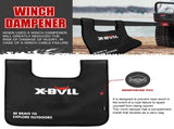 X-BULL Recovery Kit 4X4 Off-Road Kinetic Rope Snatch Strap Winch Damper 4WD13PCS V211-AUEB-XBRK013