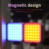 Portable Dimmable Rgb Fill Light For Photography And Phone PRL-4766200AYS