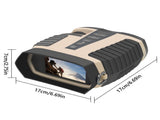 Black HD Digital Night Vision Binoculars - High Magnification Infrared Scope with Color Night View V888-ELOSUNG28347