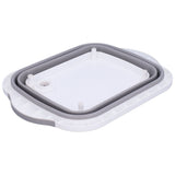 Folding Cutting Board Chopping Board Portable Vegetables Drain Basket for Indoor Outdoor V1294-YM0901-3118210140311
