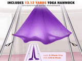 Aerial Yoga Frame & Yoga Hammock, 2950 mm Height Professional Yoga Swing Stand Comes with 12 m V952-KJDC293M12MDB9TTKV0