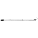 Sturdy Attic Ladder Pull Down System Rod with Hook Plated Silver for Home V1192-AZ-W-27355