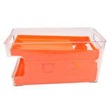 2 Tier Soda Can Rack Beverage Can Can Storage Holder Can Holder for Pantry Refrigerator Orange V1294-YM0703-3118230070011