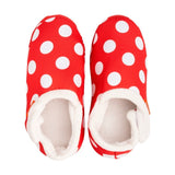 ARCHLINE Orthotic Slippers CLOSED Back Scuffs Moccasins Pain Relief - Red Polka Dots - EUR 39 V563-AS501-39