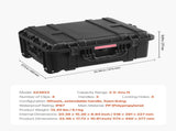 2.5 Cu.ft Weatherproof Hard Case, Waterproof Hard Case with Rolling Wheels and Retractable Pull V952-FFYLGX30LFYC2ZF5YV0