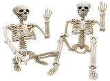 Halloween Skeleton 36-Inch Skeleton Poseable Skeleton Halloween Decorations - White - Size 1 Pcs V1107-129-72160-WHT-1PCS