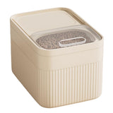 Airtight Pet Food Storage Container for Dog & Cat Food - Up to 30lbs Large Capacity Dry Food Bin V1366-AZ2-W-16441