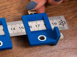 Woodworking Punch Locator For Cabinet Doors - Blue Handle Set PRL-5051442060DBT
